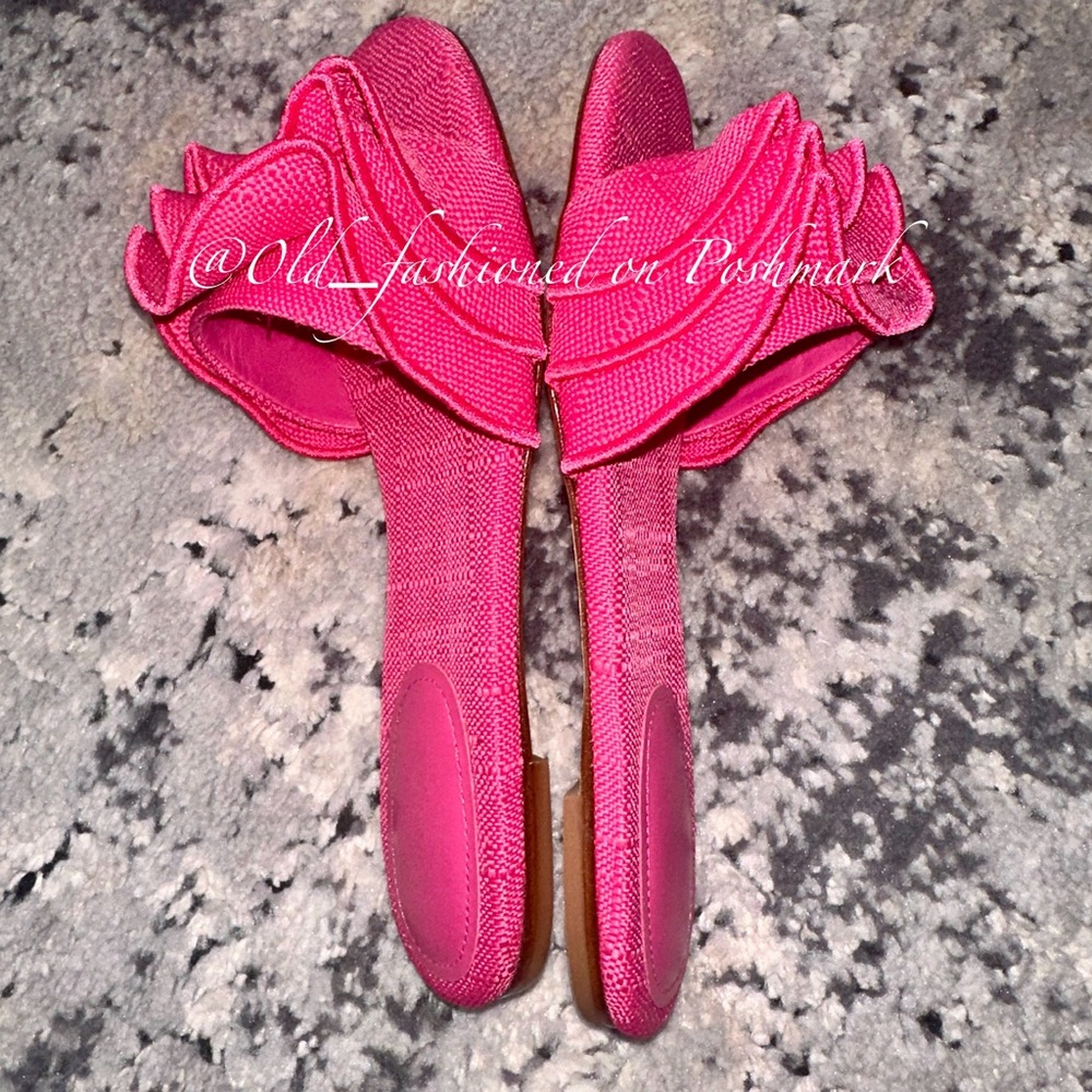 LARROUDÉ Ivy Ruffle Slide Sandals - Picture 11 of 14